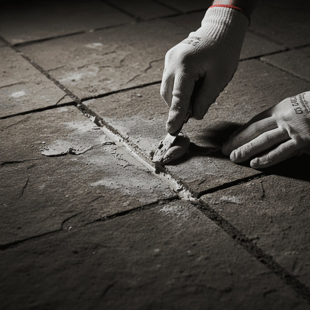 Detailed outdoor surface restoration and patching